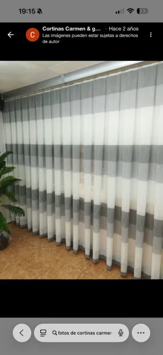 Cortina nueva