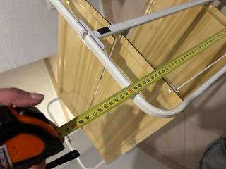 Mesa auxiliar plegable 2 estantes