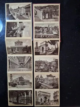2 Album Cartoline d'Epoca Roma 60 Foto
