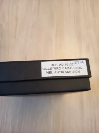 Cartera de piel Adventure negra