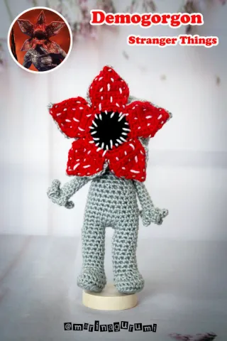 Muñeco Amigurumi Demogorgon Stranger Things