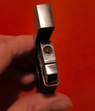 Accendino Vintage a gas, ricaricabile simil Zippo