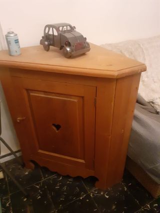 2 Muebles Bajos Rústicos Madera