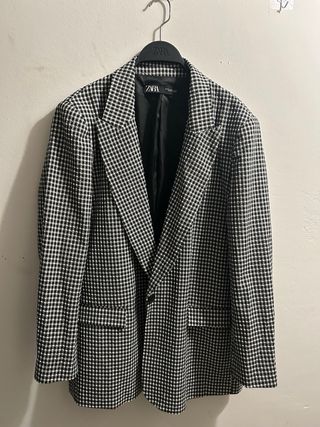 Traje Zara cuadros talla 46
