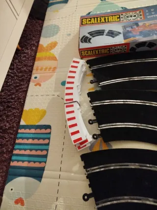 Scalextric Juego Curva Super Racing