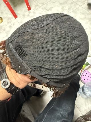 Peluca Rizada para Hombre