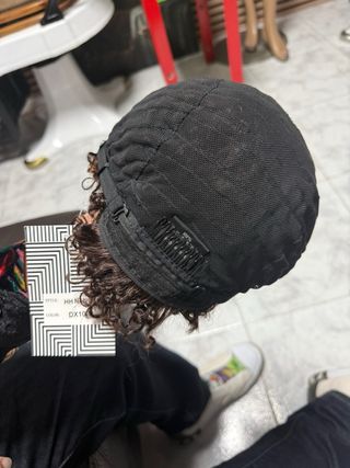 Peluca Rizada para Hombre