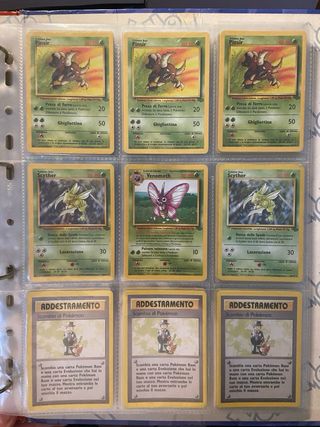 Carte Pokemon Vintage - Set 9 Carte