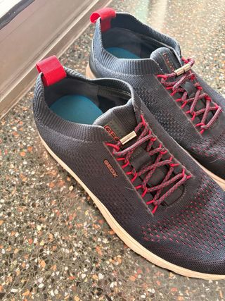 Zapatillas Geox Hombre Talla 42 Azul/Rojo