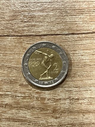 Moneda 2 Euros Conmemorativa Juegos Olímpicos