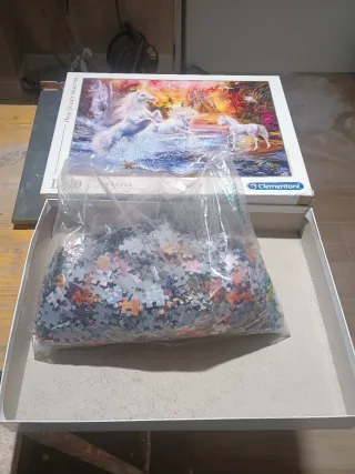 Puzzle 1500 Unicornios Clementoni