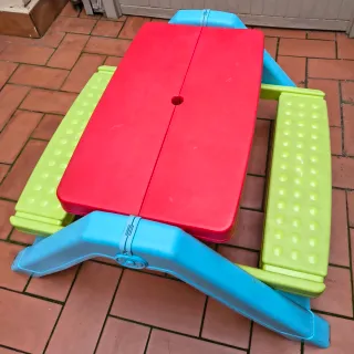 Mesa picnic infantil plegable