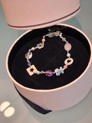 Pulsera Tous Confeti Plata Multicolor