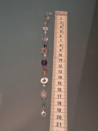 Pulsera Tous Confeti Plata Multicolor