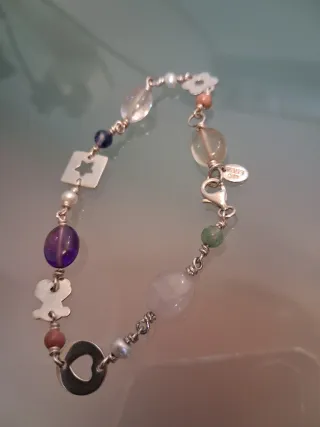 Pulsera Tous Confeti Plata Multicolor