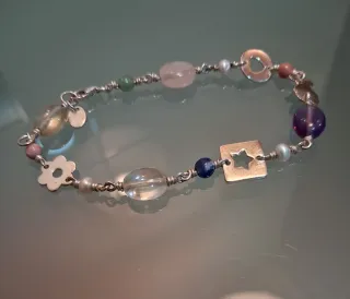 Pulsera Tous Confeti Plata Multicolor