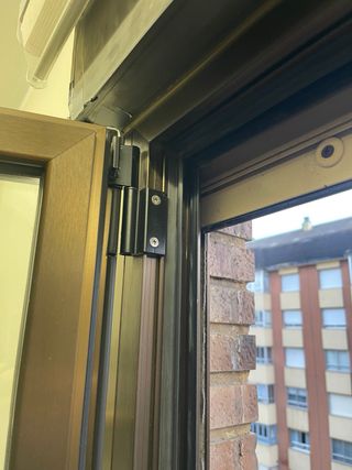 Ventana aluminio doble cristal motor