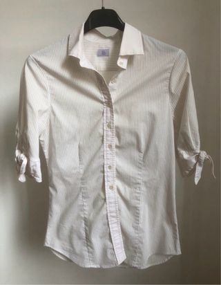 Camicia Dotti a righe manica corta