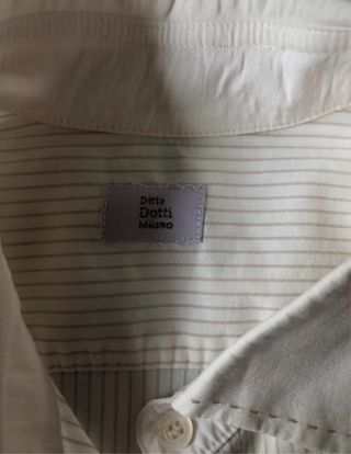 Camicia Dotti a righe manica corta