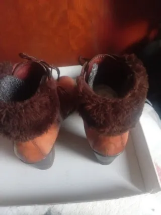 Botines Hispanitas Cuero Talla 38