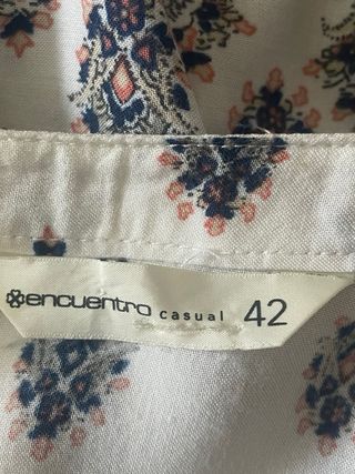 Camisa Encuentro Talla 42 Estampada