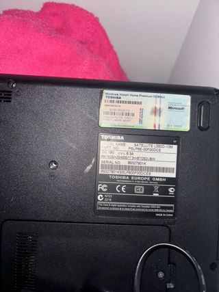 Portátil Toshiba Satellite para piezas