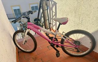Bicicleta infantil rosa J-WENTI MTB-500