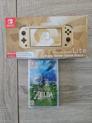 Nintendo Switch Lite Edición Hyrule + Zelda