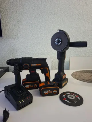 Taladro y radial Worx 20V