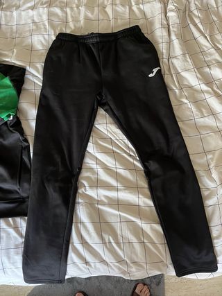 Chándal Joma Talla M Negro y Verde