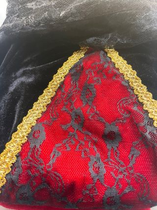 Disfraz Reina Negra y Roja 5-6años