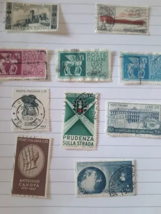 Francobolli Italiani 1955-1957 Usati