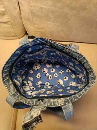 Borsa jeans artigianale