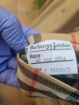 Gabardina Burberry Beige Clásica