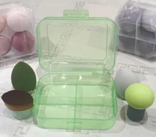 Lote esponjas maquillaje verde oliva Nuevas, 3€!!