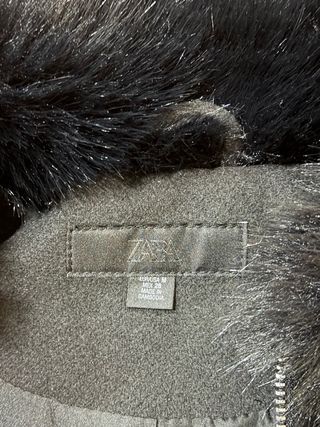 Bomber Zara con collo pelliccia di zara