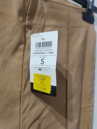 Pantaloni beige/caramello taglia S nuovi