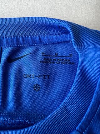 Camiseta de fútbol Nike azul
