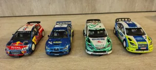 Scalextric 4 Coches Rally Scalextric marca Ninco