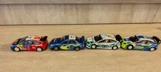 Scalextric 4 Coches Rally Scalextric marca Ninco