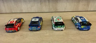 Scalextric 4 Coches Rally Scalextric marca Ninco