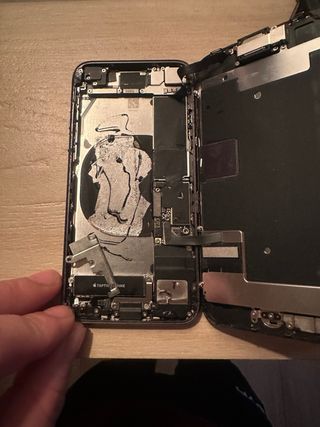 iPhone 8 pezzi di ricambio nero