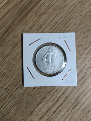 2 Francos Francia 1917