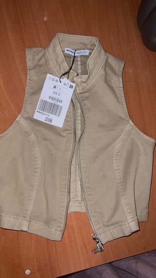Blusa Bershka Beige Talla XS