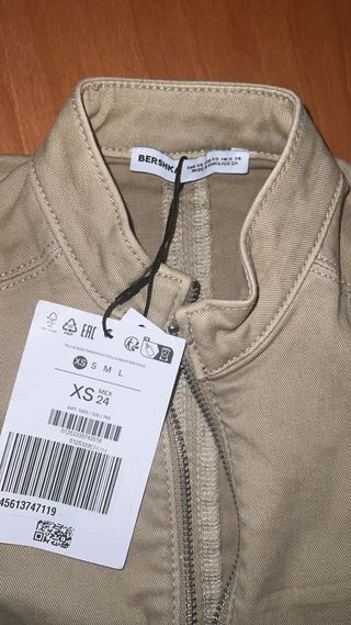 Blusa Bershka Beige Talla XS