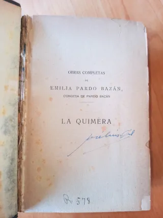 Libro antiguo: La Quimera