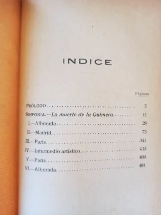 Libro antiguo: La Quimera