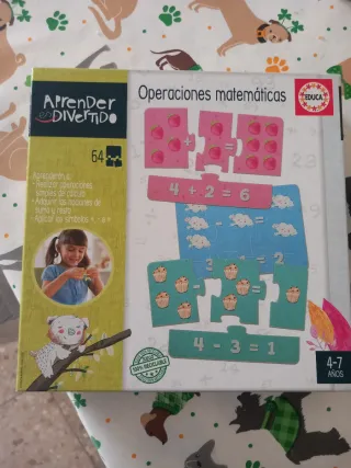 Puzzle Matemáticas Aprender es Divertido Educa