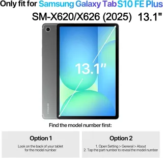 Funda para Samsung Galaxy Tab S10 FE Plus 2025 13.