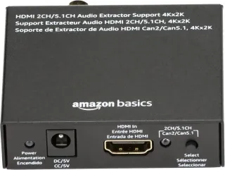 Amazon Basics Convertidor extractor 4K a 30Hz